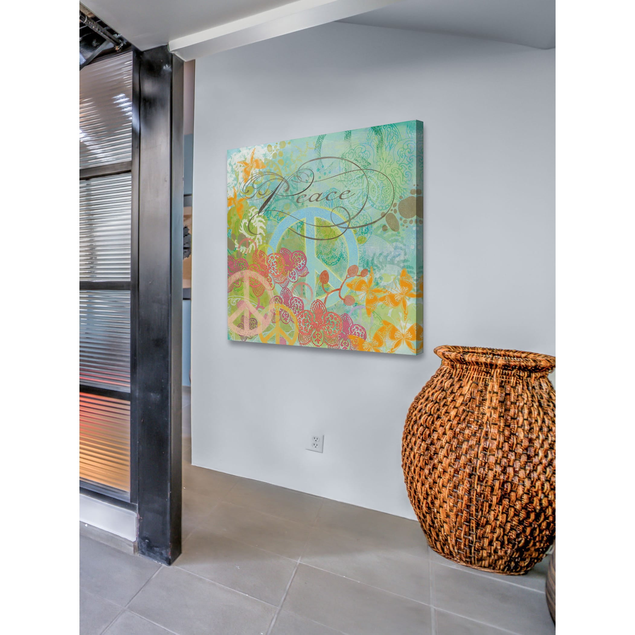 Marmont Hill "A Peace Gard Copy" Painting Print on Canvas