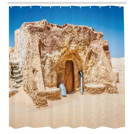 Galaxy Shower Curtain One Of Abandoned Sets Of Movie In Tunisia