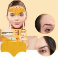 thumbnail image 2 of Vogacara 10 piezas de adhesivo hidratante para la frente para mujer, ingrediente vegetal, antiarrugas, eliminador de líneas finas, parches, Tratamientos faciales, 2 of 6