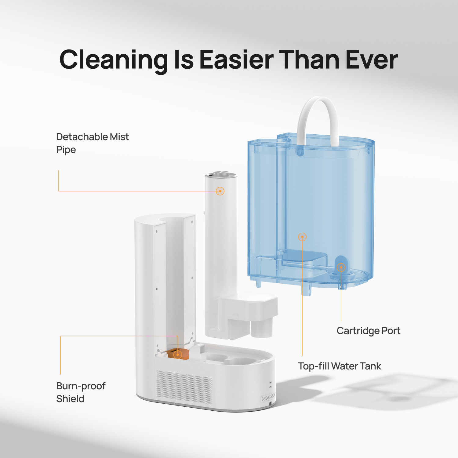 DREO 6L Warm and Cool Mist Humidifier, Blue photo 6