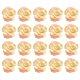 thumbnail image 1 of Uxcell 20-Pack Cabezas de Peonías Artificiales, Cabeza de Rosa de Seda [8cm, Rosa Champagne], 1 of 7