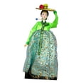 thumbnail image 3 of Muñeca Hanbok Muñeca Geisha Coreana Mini Estatua Kabuki Artesanía Tradicional Antigua Estilo I, 3 of 8
