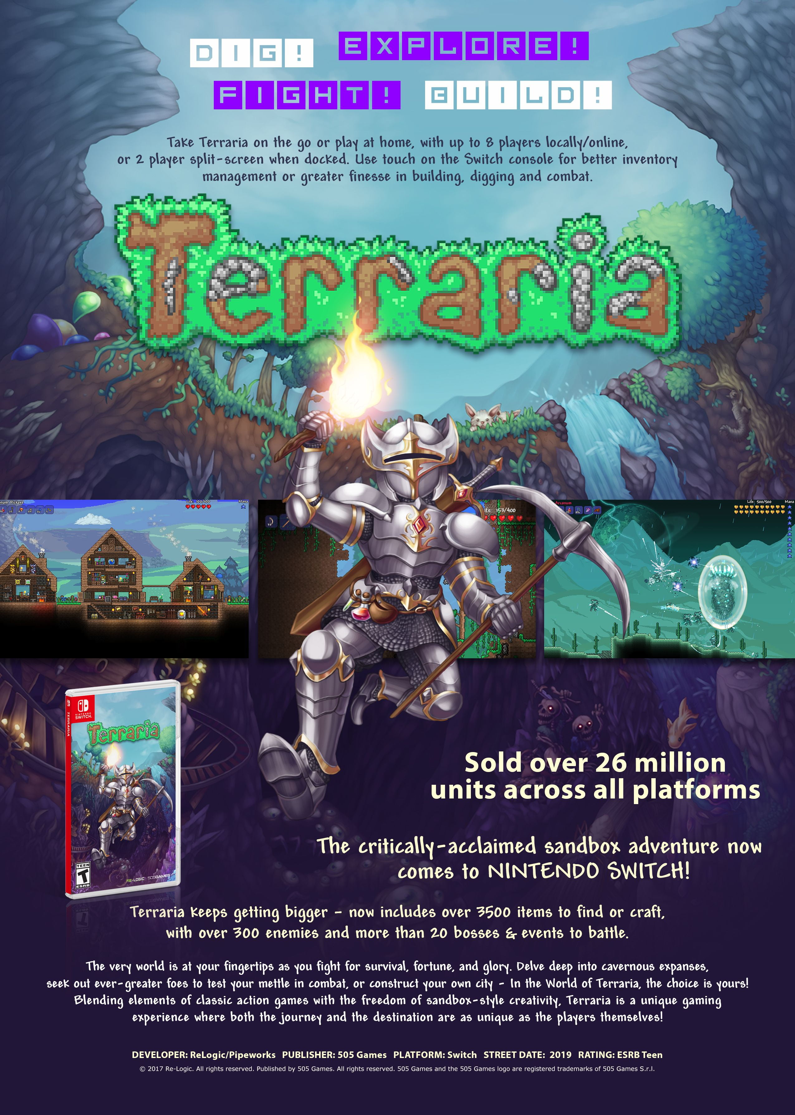 Terraria for nintendo switch фото 17
