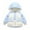 Blue, variant on breaise Baby Girls Boys' Winter Jackets With Hooded Toddler Cotton Dress Warm Lined Coat Outer Clothing