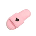 thumbnail image 2 of uublik Sleepers Womens Fuzzy Slippers Indoor Home Slippers House Slippers Open-Toe Breathable Winter Indoor Slippers, Pink, 2 of 5