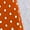 Orange, variant on Polka Dot Dress for Women Midi Dress with Slit Spaghetti Strap Dress Womens Summer Dresses 2025 Milkmaid Sundress