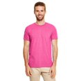 thumbnail image 3 of Gildan - Softstyle T-Shirt - 64000 - Heather Heliconia - Size: M, 3 of 8