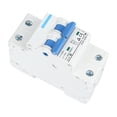 thumbnail image 2 of Miniature Circuit Breaker 2 Pole DIN Rail Mount Circuit Breaker Disconnect Switch DC 550V 20A, 2 of 5