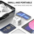 thumbnail image 3 of Universal International Power Travel Plug Adapter by Vylee | 5 in 1 European Travel Plug Adapter W/ 3.5A 2xUSB-A and 2xUSB C Wall Charger and Worldwide AC Outlet for Europe USA UK AUS Asia, 3 of 8