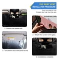 thumbnail image 2 of Universal Fit Accordion Auto Sunshade Windshield Sunshade 57'' x 31.5'' Strawberry and Ribbon, 2 of 8