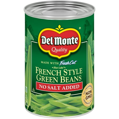 UPC 024000162902 product image for Del Monte French Style Green Beans  No Salt  14.5 oz Can | upcitemdb.com