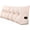 Beige, variant on Triangular Wedge Pillow Headboard for California King Bed, Large Backrest Pillow with Removable Cover for Sitting Up in Bed and Couch