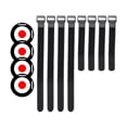 thumbnail image 1 of koolsoo Football Goal Shooting Training Soccer Goal for Soccer Field Parks Gymnasium 4 Piece Set, 1 of 9