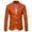 Orange, variant on XWSHYW Jackets for Men Mens Fashionable Casual Solid Color Rows Two Button Suit Jacket