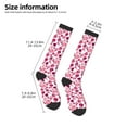 thumbnail image 5 of Daiia Sports Socks Tulips Flowers Printed Novelty Crew Socks for Men Women Knee High Socks Cotton Socks Soft & Breathable Support Unisex Socks, 5 of 9