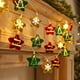 thumbnail image 1 of Guirnalda de luces LED navideñas con figuras de Papá Noel y muñeco de nieve | Decoración de exterior con pilas y USB para jardín, patio y árbol de Navidad, 1 of 3