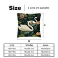 thumbnail image 5 of Swan Covers Pillows Set of 2 with Unique Patterns, Throw Pillow Inserts for Bed or Couch, Available in 16x16, 18x18, 20x20 Inches for Any Occasion, 5 of 6