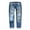 Brown, variant on Aayomet High Waist Women's Fashion Print Street Loose Washed Polished Waist Ripped Jeans Denim Trousers,Brown XL