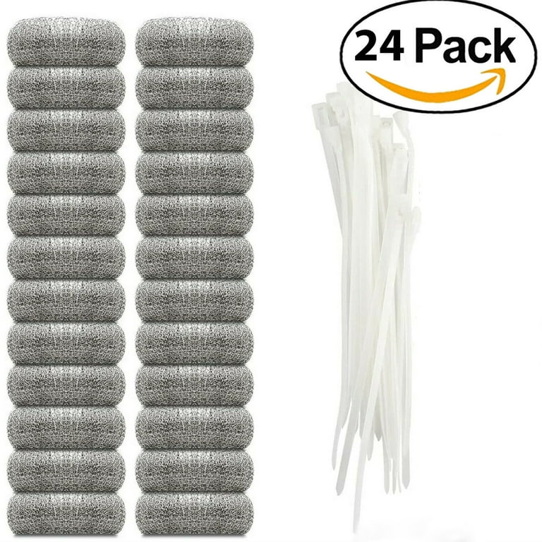 24 Pieces Lint Traps and Cable Ties Set 6 Nylon Mesh Lint Trap for Washing  Machine Discharge Hoses Washer Hose Lint Traps and 18 Cable Ties Fits Most