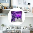 thumbnail image 5 of BANET Throw Pillow Covers Set of 2, Floral Pillow Covers, Romantic Flower Cushion Covers for Couple Lovers, Black Grey Blossom Garden Decor Decorative Pillow Covers 20x20in, 5 of 7