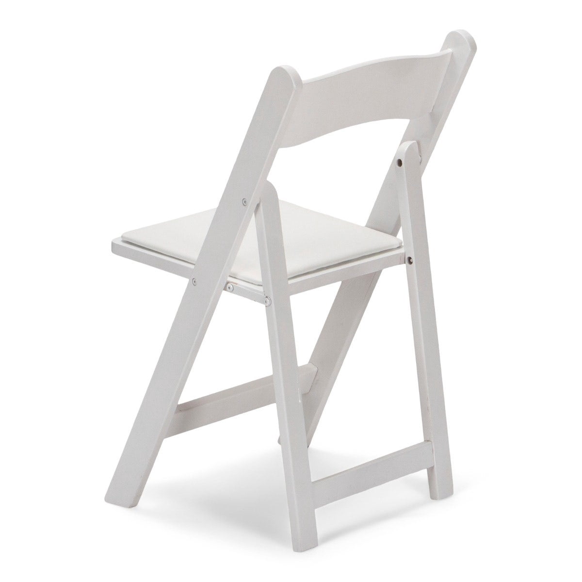 Titan Series Wood Folding Chair - White - 4 Pack