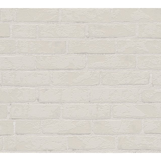 Best OF Wood'n Stone - Papier Peint Moderne en Bois Pierre Brique Beige Rouleau