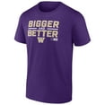 thumbnail image 2 of Men's Purple Washington Huskies Big Ten Bigger T-Shirt, 2 of 3