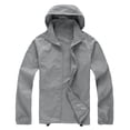 thumbnail image 3 of Veste d'Été Légère à Capuche pour Femme, Décontractée, à Manches Longues, à Fermeture Éclair, Manteau pour Cyclisme, Course, Randonnée, Sports de Plein Air, Tenue Active, Coupe-Vent, Vestes Décontractées avec Ceintures pour Femmes, Veste Légère Femme, 3 of 3
