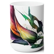 District photo generic brand Ceramic Mug 15oz Calla Lily