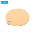 thumbnail image 3 of 30mm Steel Disc, 6pcs Stainless Steel Stamping Blanks Tags for Laser Engraving Stamping Jewelry Making,Rose Gold, 3 of 6