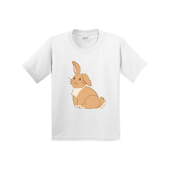 Inktastic Easter Cute Floppy Ear Brown Bunny Youth T-Shirt