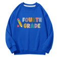 thumbnail image 4 of Mercatoo Sweatshirts for Girls Boys First Day of School Fourth Grade Graphic Pullover Tops Tween Trendy Long Sleeve Shirt, 4 of 6