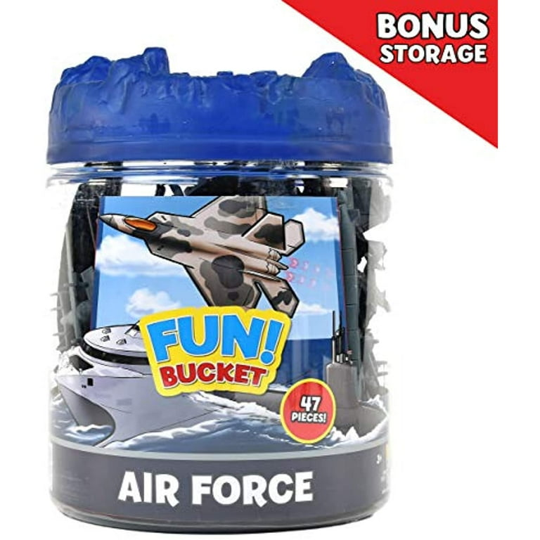 Sunny Days 47-Piece Navy Playset: Aircraft Carrier, Helicopter