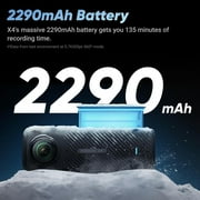 Insta360 X4 360 Camera 284752: Tiny 2.7K Action Cam, Hands-Free POV, Waterproof