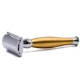 thumbnail image 2 of Parker Safety Razor 48R 3-Piece Double Edge Safety Razor in Gold Finish–5 Parker Blades Included, 2 of 5