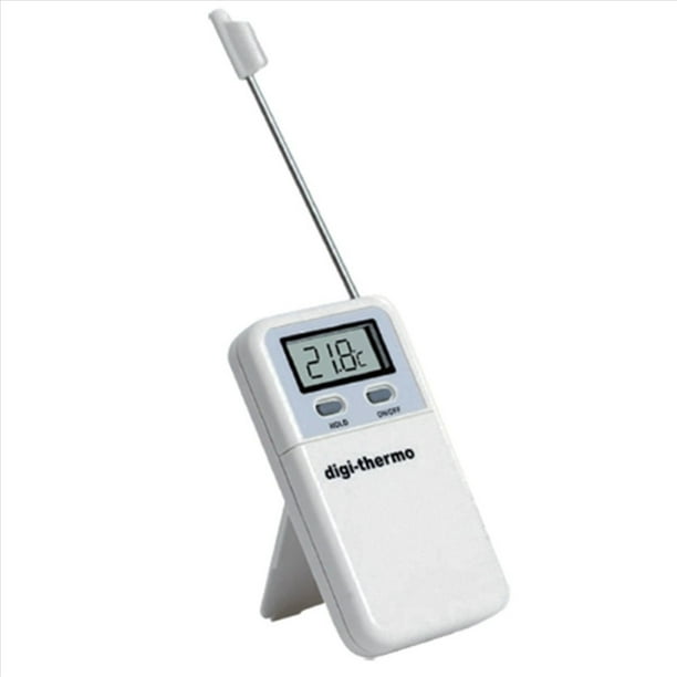 Termómetro Electrónico Multifuncional con Pantalla LCD Digital y Sensor Externo para Repostería.