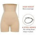 thumbnail image 5 of MISS MOLY Womens Seamless Butt Lifter Shapewear Tummy Control High Waist Thigh Shaper Slimmer Shaping Shorts, 5 of 5
