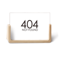 thumbnail image 1 of Programmer 404 Error Not Found Photo Wooden Photo Frame Tabletop Display, 1 of 3