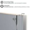 thumbnail image 5 of Evideco French Home Goods 2 Hooks Bathroom Rust Resistant Over-the-Door Towel Hooks, Gray, 5 of 8