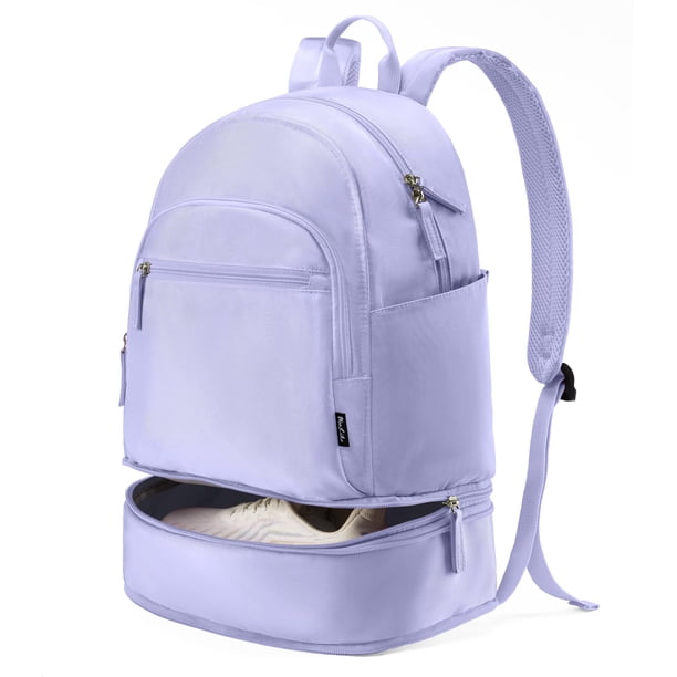 Mochila de gimnasio Uselike para mujer con compartimento para zapatos, 26 L, impermeable