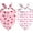 Mothers Day, variant on Mothers Day Dog Bandanas 2 Pack, Reversible I Love My Mom Pet Scarf for Boy and Girl, Valentines Day Bandana for Small Medium Large and Extra Large Dogs