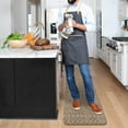 thumbnail image 4 of Nojuikm Farmhouse Tan And Brown Kitchen Mat, 17 x 30 in, Durable 2 Count, 4 of 6