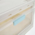 thumbnail image 4 of WRISTBIQUE Stackable Storage Crates Plastic White 1Pack for Office Use, 4 of 7