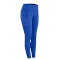 thumbnail image 6 of WPPGONE Big Girls Activewear Workout Leggings Teen High Waist Stretchy Athletic Yoga Pants with Side Pockets Slim Fit Sporty Trousers for Running and Gym, 6 of 9