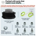 thumbnail image 5 of Universal Weed Eater Head, Speed Feed Trimmer Head String Trimmer Head Weed Wacker Head Replacement for Echo, Ego, Dewalt, Stihl, Husqvarna Trimmer Weed Eater, with 14FT/0.095 Trimmer Line-Grey, 5 of 7