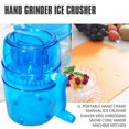 thumbnail image 4 of CAROOTU DIY Household Handhold Manual Ice Crusher Portable Hand Crank Mini Ice Shaving Machine, 4 of 6