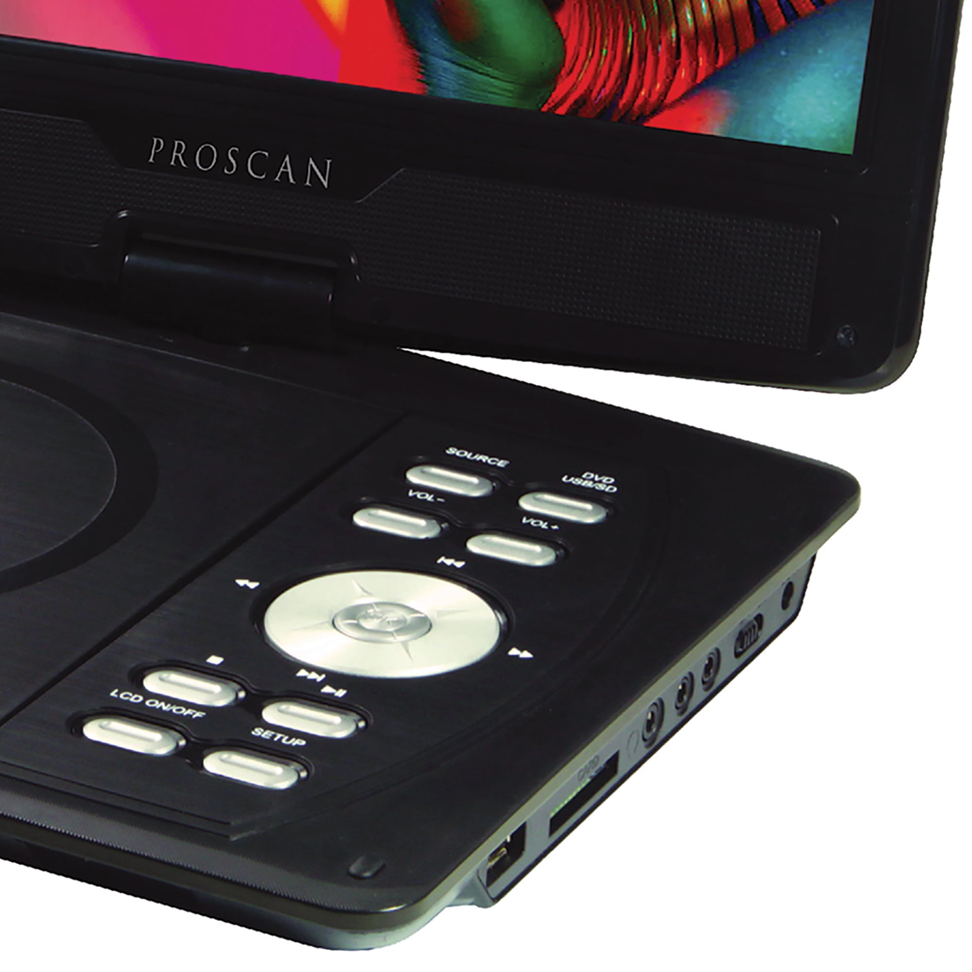 Proscan 10-In. Portable DVD Player with Swivel-Screen, Remote