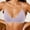 Silver, variant on Njagoc3 Women's No Padded Bra Half Cup Wirefree Plunge Bralette V-Neck Spaghetti Straps Bra