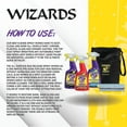 thumbnail image 6 of Wizards Products 5-Piece Car Detailing Kit – Tire Shine, Car Detailer Spray & Microfiber Cloth, 6 of 6