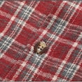 thumbnail image 6 of Admvng Men's Checkered Shirt Button Down Long Sleeve Vacation Casual Shirts, 6 of 8
